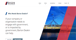 Desktop Screenshot of bartondeakin.com