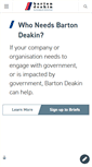 Mobile Screenshot of bartondeakin.com